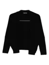 Philo-sofie Open-front Cardigan In Black