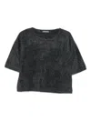 Philo-sofie Short-sleeve Cashmere T-shirt In Gray