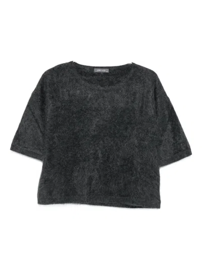 Philo-sofie Short-sleeve Cashmere T-shirt In Gray