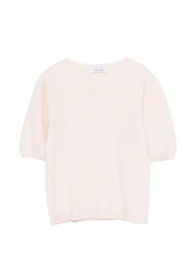 Philo-sofie Short-sleeve Sweater In Pink