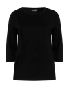 Philo-sofie Woman Sweater Black Size 10 Cotton, Viscose, Nylon, Cashmere In Black