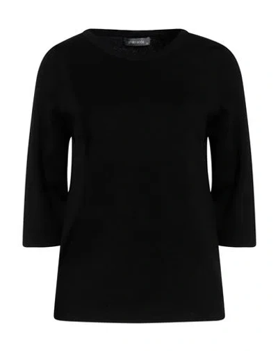 Philo-sofie Woman Sweater Black Size 10 Cotton, Viscose, Nylon, Cashmere