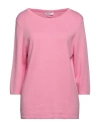 Philo-sofie Woman Sweater Pink Size 8 Cotton, Viscose, Nylon, Cashmere