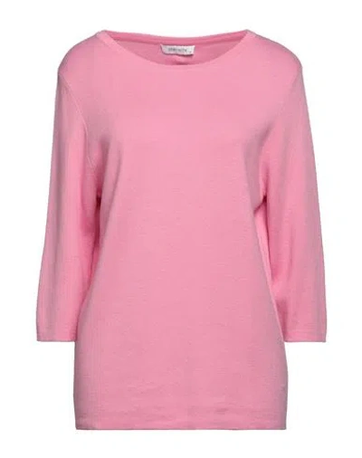 Philo-sofie Woman Sweater Pink Size 8 Cotton, Viscose, Nylon, Cashmere