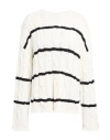 Philo-sofie Woman Sweater White Size 8 Cotton, Linen, Polyester In White
