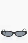Philo Solid Color Quin Sunglasses With Oval Frame