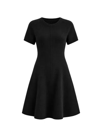 Philo-sofie Flared Fit Mini Dress In Black