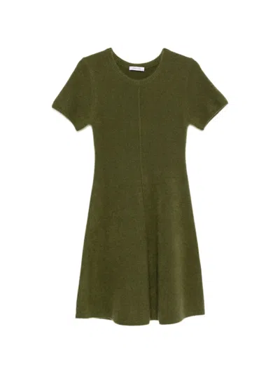 Philo-sofie Short-sleeve Knitted Mini Dress In Multi