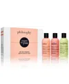 Philosophy Di Lorenzo Serafini 3-pc. Congrats To You Shower Gel Gift Set In Congrats Set