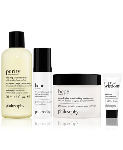 Philosophy 4-pc. Hydrate & Glow Skincare Set In No Color