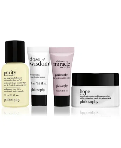 Philosophy 4-pc. Mini Skincare Icons Set In No Color