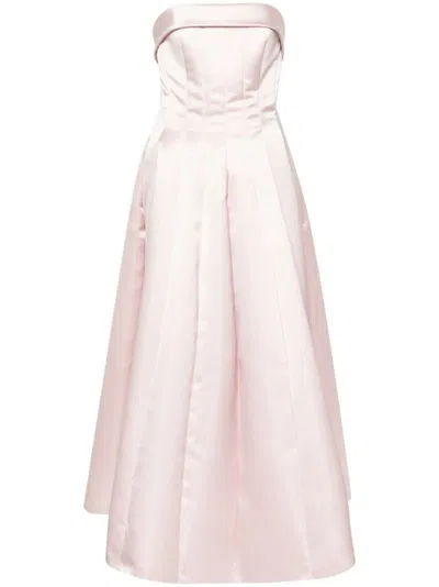 PHILOSOPHY DI LORENZO SERAFINI DUCHESSE LONG DRESS,A0451.0723 0227 PINK