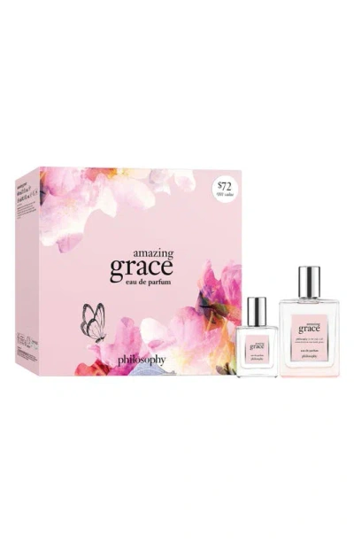 Philosophy Amazing Grace Eau De Parfum Set In White