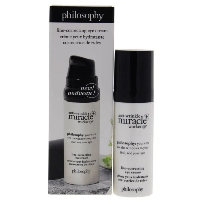 Philosophy Anti-wrinkle Miracle Worker Eye Plus By  For Unisex - 0.5 oz Cream In White