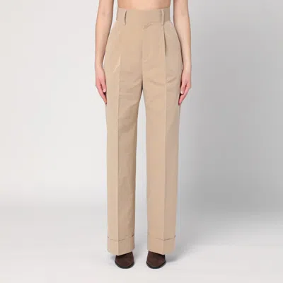 Philosophy Beige High-waisted Trousers