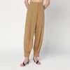 Philosophy Di Lorenzo Serafini Philosophy Beige Pleated Wool-blend Trousers In Green