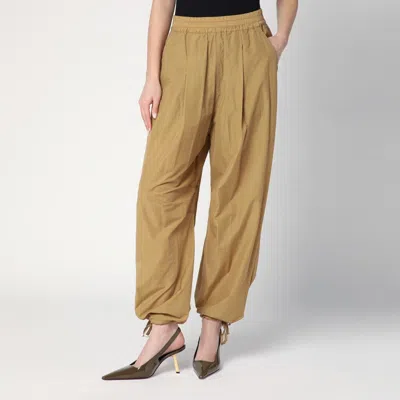 Philosophy Tecnical Fabric Wide Pants In Beige