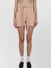 Philosophy Di Lorenzo Serafini Belted High Waist Shorts