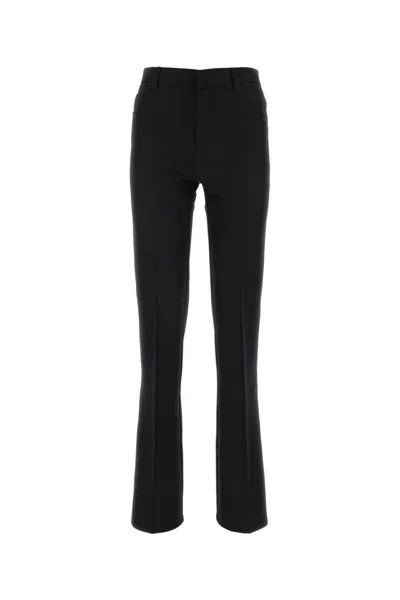 Philosophy Di Lorenzo Serafini Black Straight-leg Trousers