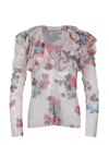 Philosophy Di Lorenzo Serafini Blouse Philosophy In Gray