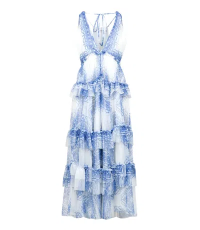 Philosophy By Lorenzo Serafini Dresses Clear Blue