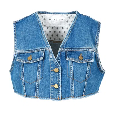 Philosophy By Lorenzo Serafini Jackets In Blue