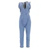 Philosophy By Lorenzo Serafini Philosophy Di Lorenzo Serafini Denim Jumpsuit In Light Blue Cotton In Blue