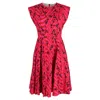 Philosophy By Lorenzo Serafini Philosophy Di Lorenzo Serafini Printed Knee Length Dress In Pink Cotton In Pink