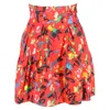 Philosophy By Lorenzo Serafini Philosophy Di Lorenzo Serafini Printed Skirt In Red Cotton