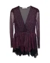 Philosophy By Lorenzo Serafini Philosophy Di Lorenzo Serafini Tulle Mini Dress In Pink Polyamide In Pink