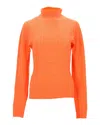 PHILOSOPHY BY LORENZO SERAFINI PHILOSOPHY DI LORENZO SERAFINI TURTLENECK SWEATER IN ORANGE VIRGIN WOOL
