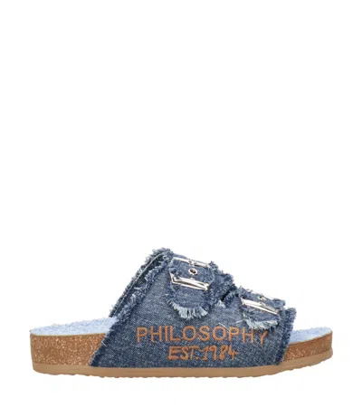 Philosophy By Lorenzo Serafini Sandals Blue