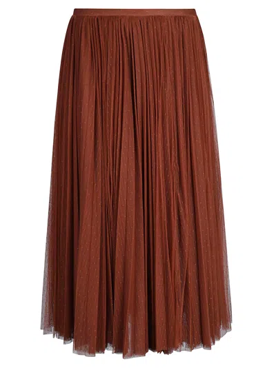 Philosophy By Lorenzo Serafini Skirts Brown In Red