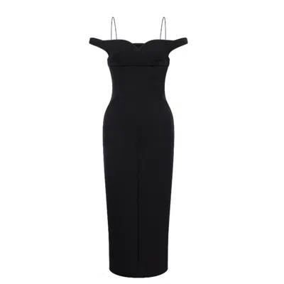 PHILOSOPHY DI LORENZO SERAFINI CASUAL WOMAN CLOTHES PHILOSOPHY - DRESS - BLACK