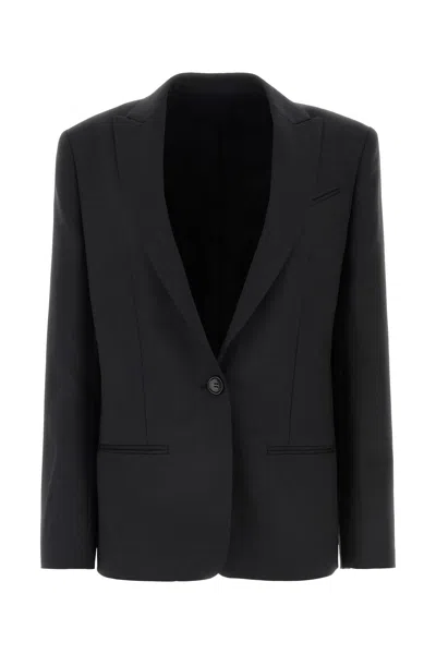 Philosophy Stretch Polyester Blend Blazer With Front Pockets