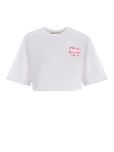 Philosophy Cropped T-shirt  "logo"