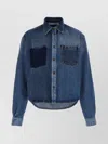 Philosophy Patchwork Denim Shirt