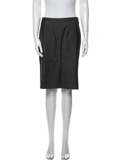 Pre-owned Philosophy Di Alberta Ferretti Knee-length Skirt In Gray