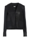 Philosophy Di Alberta Ferretti Woman Jacket Black Size 10 Virgin Wool, Polyamide In Black