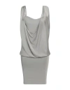 Philosophy Di Alberta Ferretti Woman Mini Dress Grey Size 4 Rayon