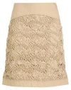Philosophy Di Alberta Ferretti Woman Mini Skirt Sand Size 6 Polyester, Cotton In Nude