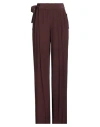 Philosophy Di Alberta Ferretti Woman Pants Chocolate Brown Size 8 Rayon