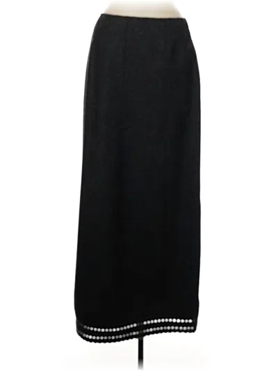 Pre-owned Philosophy Di Alberta Ferretti Wool Skirt In Black