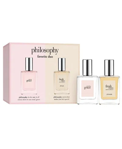 Philosophy Di Lorenzo Serafini 2-piece Amazing Grace And Fresh Cream Warm Cashmere Eau De Toilette Gift Set In No Color