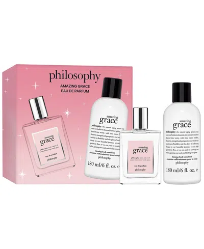 Philosophy Di Lorenzo Serafini 2-piece Amazing Grace Eau De Parfum Spray & Body Emulsion Gift Set In Transparent