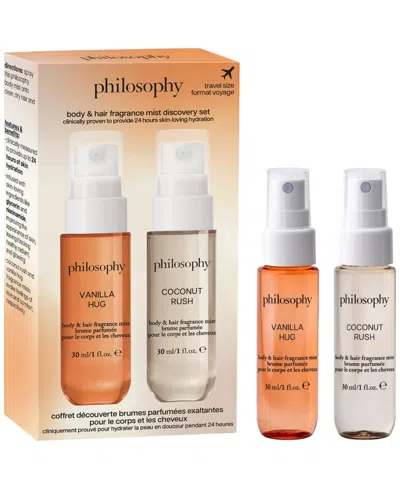Philosophy Di Lorenzo Serafini 2-piece Body & Hair Fragrance Mist Spray Discovery Set In No Color