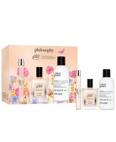 Philosophy Di Lorenzo Serafini 3-pc. Radiant Grace Eau De Parfum Spray Gift Set In Transparent