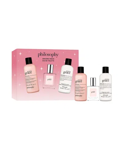 Philosophy Di Lorenzo Serafini 3-piece Mini Amazing Grace Eau De Toilette Gift Set In No Color