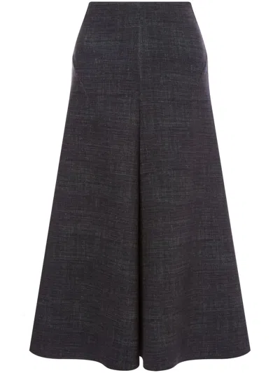 Philosophy Di Lorenzo Serafini A-line Midi Skirt In Black