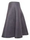 Philosophy Di Lorenzo Serafini A-line Midi Skirt In Brown